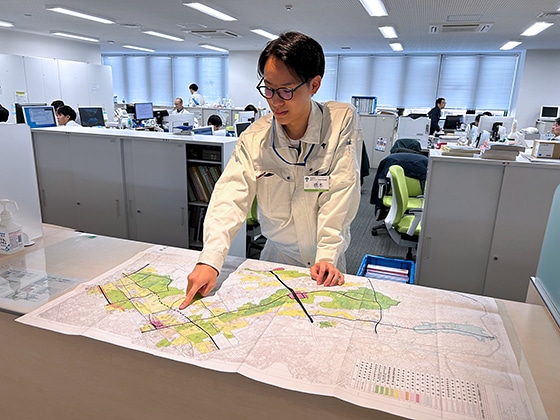 都市デザイン部　都市整備室　土木技術職